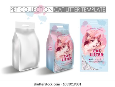 Cat Litter Packaging Template