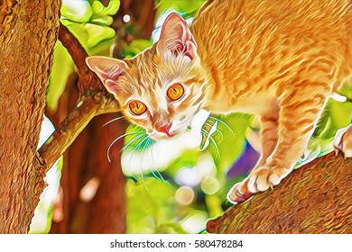 猫 カワイイ 子猫 あいらしい のイラスト素材 画像 ベクター画像 Shutterstock