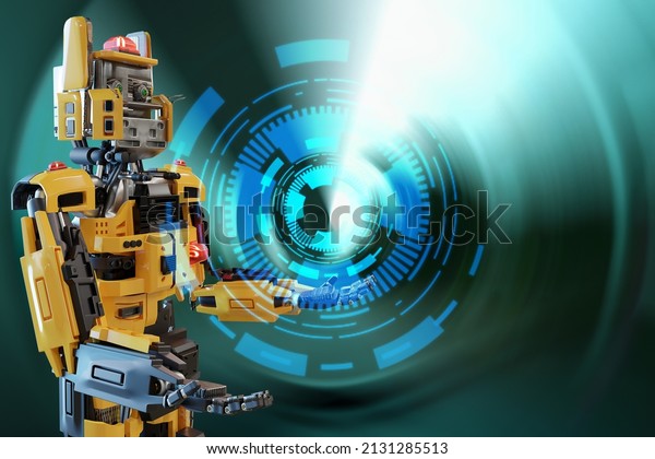 Cat robot for industry 4.0 3d render communication\
to people cybernetic manufacturing connection in factory automate\
in car dealership automation futuristic future cat toy intelligence\
3d render