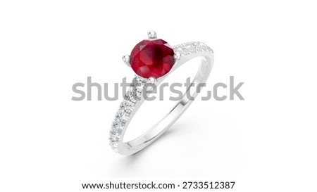Cathedral ring design featuring classic elevated mount and balanced proportions.