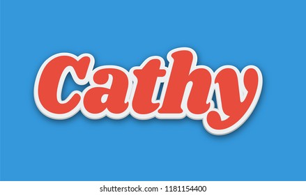 119 Cathy name image Images, Stock Photos & Vectors | Shutterstock