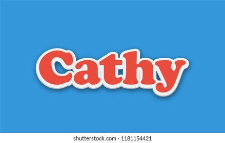 119 Cathy name image Images, Stock Photos & Vectors | Shutterstock