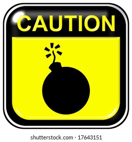 Caution - bomb