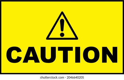 Caution Safety Sign Board Design Stock Illustration 2046640205 ...