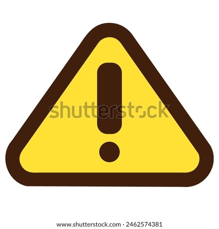 Caution and warning icons, triangle