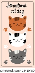 CAVAY CUTE KITTEN  print  baby postcard  greeting cards  baby birthday cards poster banner stickers