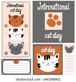 CAVAY CUTE KITTEN  print  baby postcard  greeting cards  baby birthday cards poster banner stickers