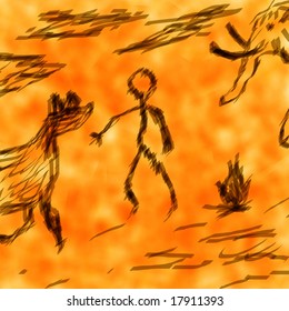 Cavemen Drawing 260nw 17911393 