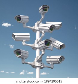 140 Cctv pole Stock Illustrations, Images & Vectors | Shutterstock