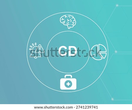 CD acronym.Cognitive Deterioration concept.CD (Cognitive Deterioration) refers to declining mental processes such as memory and judgment.