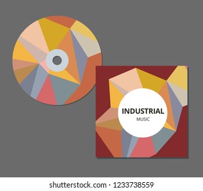 CD cover presentation design template with copy space and wave effect, editable   illustration. - Powered by Shutterstock - Get 15% off with code: PIKWIZARD15