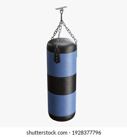 Ceiling boxing punch bag 3D rendering isolated on white background - Powered by Shutterstock