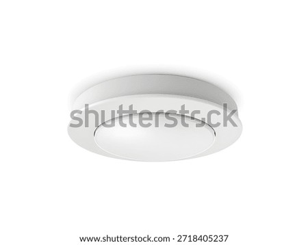 ceiling light 3d rendering isolated on white background cartoon plastic style icon