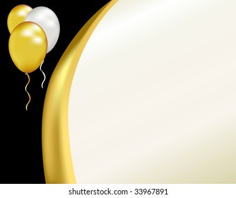 Celebrate A Formal Event Like A Graduation, Grand Opening, Or Anniversary With This Pearl Colored Black Tie Background.