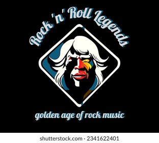 Celebrate the timeless allure of rock 'n' roll with our "Legends of Rock 'n' Roll" design, a heartfelt tribute to the music legends and iconic bands that shaped the golden age of rock in 1973. This ca - Powered by Shutterstock