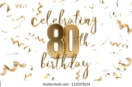 80th Birthday Images Stock Photos Vectors Shutterstock