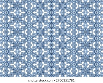 Celestial Gridwork pattern seamless mandala