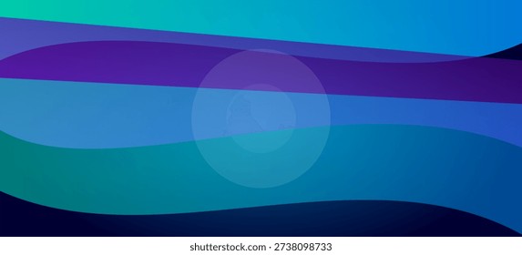 A Celestial Symphony of Ethereal Blue Waves Rippling Beneath a Glowing Luminous Core of Light
