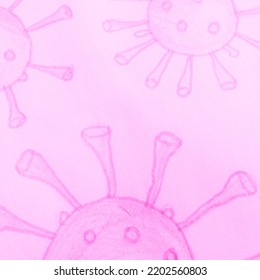 Cell Electron Microscopy. Bright Virus Cute. Pale T-Cells. Molecular Research. Lilac Virus Cell Images. Colorful Anti-bacteria. Future Chemistry.