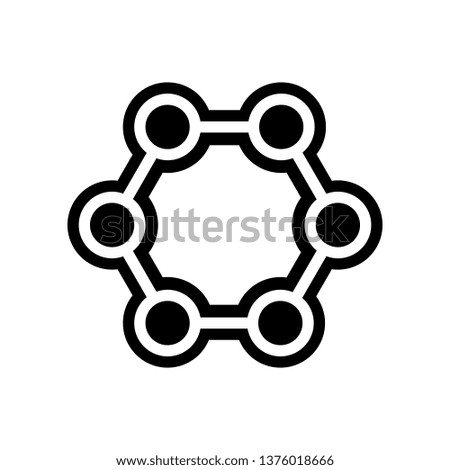 cell union icon. Element of Science for mobile concept and web apps icon. Glyph, flat icon for website design and development, app development on white background