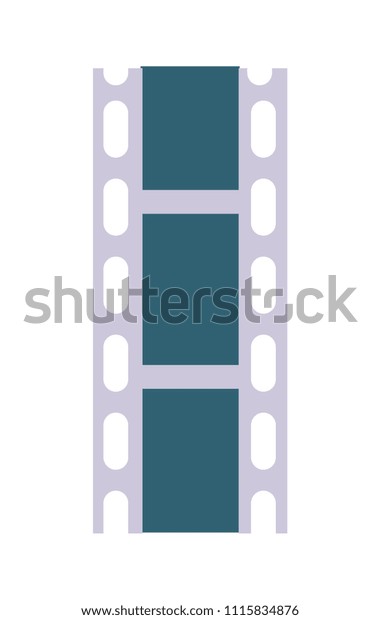 Celluloid Film Strip Icon Cinema Produce Stock Illustration 1115834876 ...