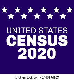 Census 2020 United States Banner