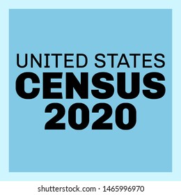 Census 2020 United States Banner