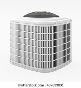 Central Air Conditioner.  3d Render.