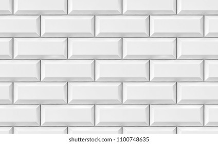 Ceramic tiles rectangles with chamfered edge.High quality seamless realistic texture.
