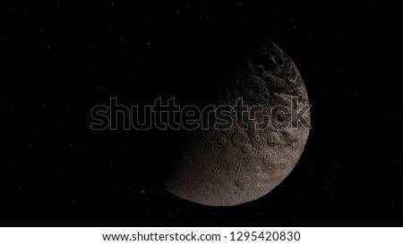 Ceres dwarf planet (Elements of this image furnished by NASA)