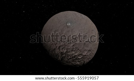Ceres dwarf planet (Elements of this image furnished by NASA)