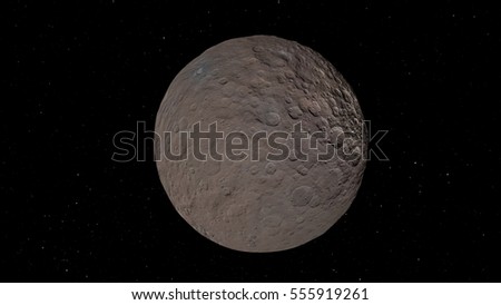 Ceres dwarf planet (Elements of this image furnished by NASA)