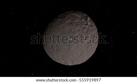 Ceres dwarf planet (Elements of this image furnished by NASA)