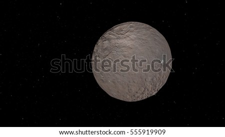 Ceres dwarf planet (Elements of this image furnished by NASA)