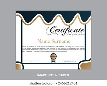 Certificate of achievement template design - Powered by Shutterstock