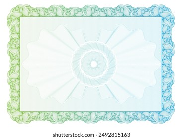 Certificate. Award background. Gift voucher. Template diplomas currency  illustration - Powered by Shutterstock