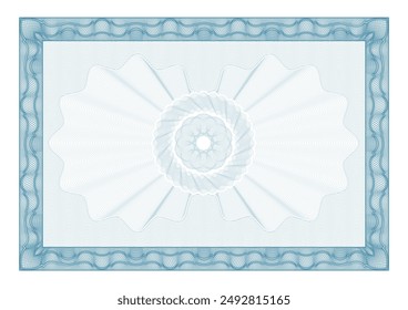 Certificate. Award background. Gift voucher. Template diplomas currency illustration - Powered by Shutterstock