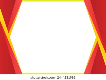 Certificate border red yellow abstract background border - Powered by Shutterstock