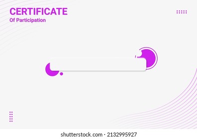 Certificate of participation abstract background - Powered by Shutterstock