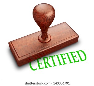 Certified stamp