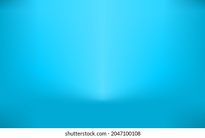 Cerulean Crayola Blue Wallpaper - Empty Studio Concept Background for text, Image product. Free Photo to use on Screen, Presentations N Content Social Media. Gradient Color elegant design ratio 16:10