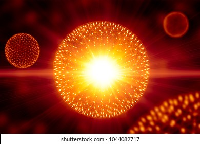 CG model structure form of Nucleus Atom Nuclear explode bomb emit x-ray radiation or light injection of magnetic fields and particles from the central pulsar nano nuclear physics science.