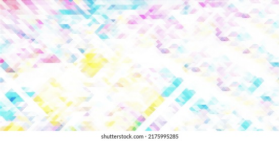 CG-generated Rainbow Halftone Background Image