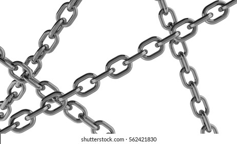 Similar Images, Stock Photos & Vectors of Letter D from chained ...