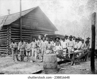 The Chain Gang, Southern US, Ca. 1898