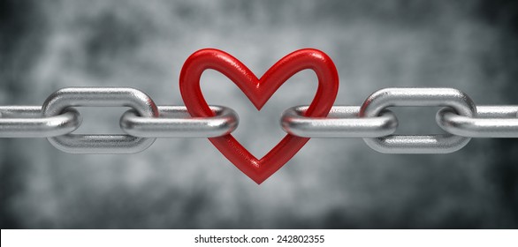 Chain with heart