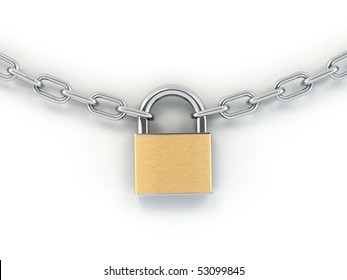 Chain door lock Images, Stock Photos & Vectors | Shutterstock