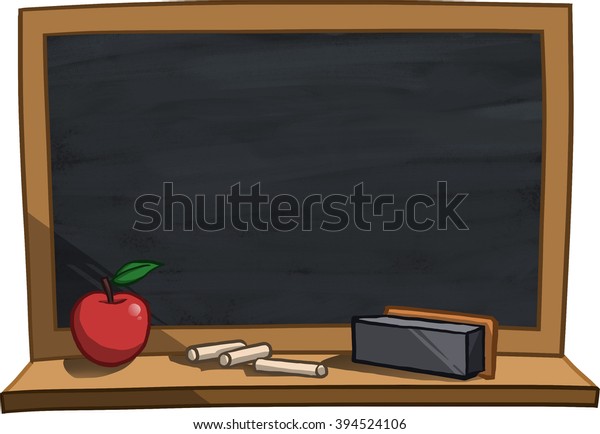 Chalkboard School Clip Art Stock Illustration 394524106 | Shutterstock