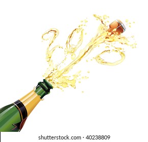 Champagne Explosion - Powered by Shutterstock