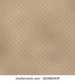 Champagne Gold Metallic Pattern On Kraft Paper Texture Background